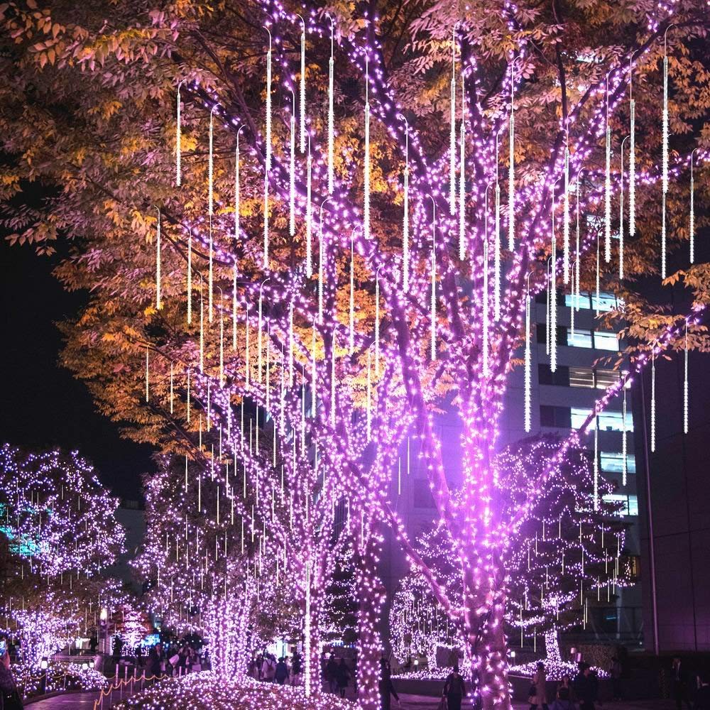 Icicle Snow Falling Lights