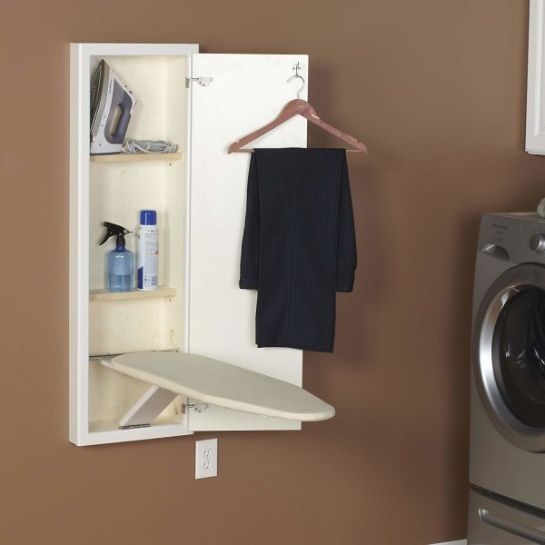 In-Wall Ironing Board Cabinet