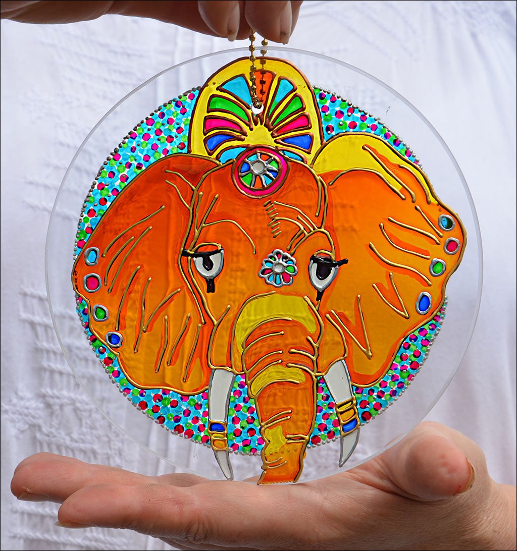 Indian God Suncatcher