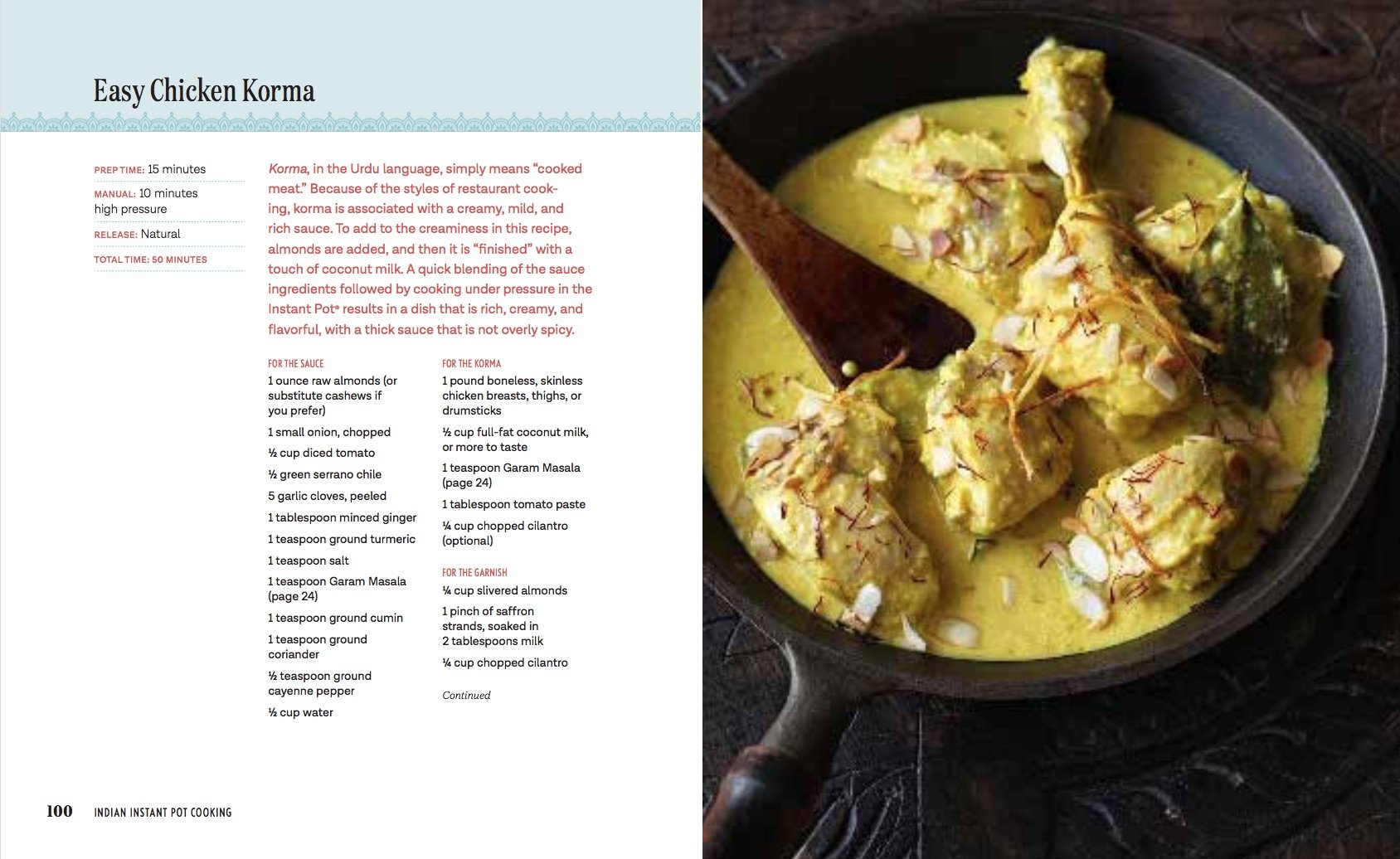 Indian Instant Pot Cookbook: Traditional Indian Dishes Made Easy and Fast