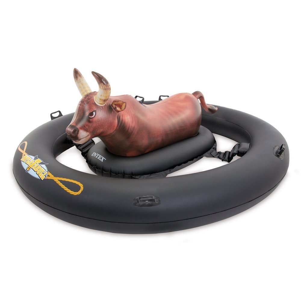 Inflatable Bull-Riding Pool Game