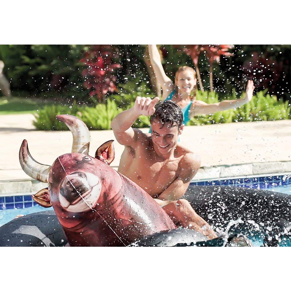 Inflatable Bull-Riding Pool Game