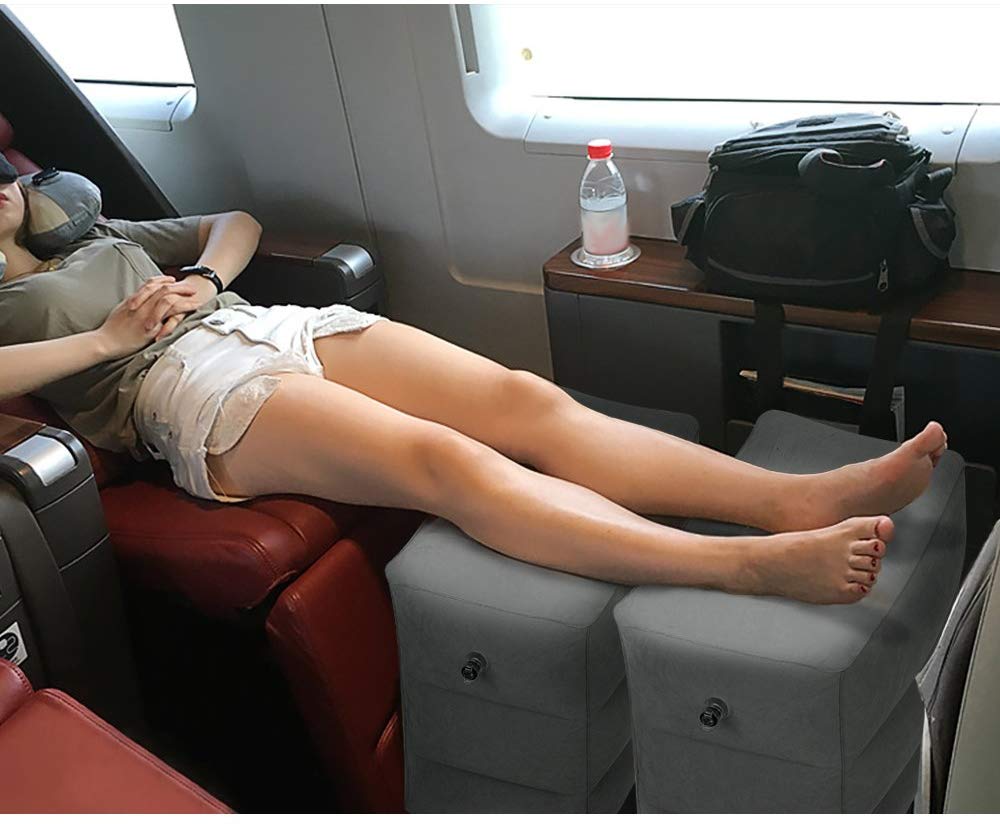 Inflatable Travel Leg Rest Pillow