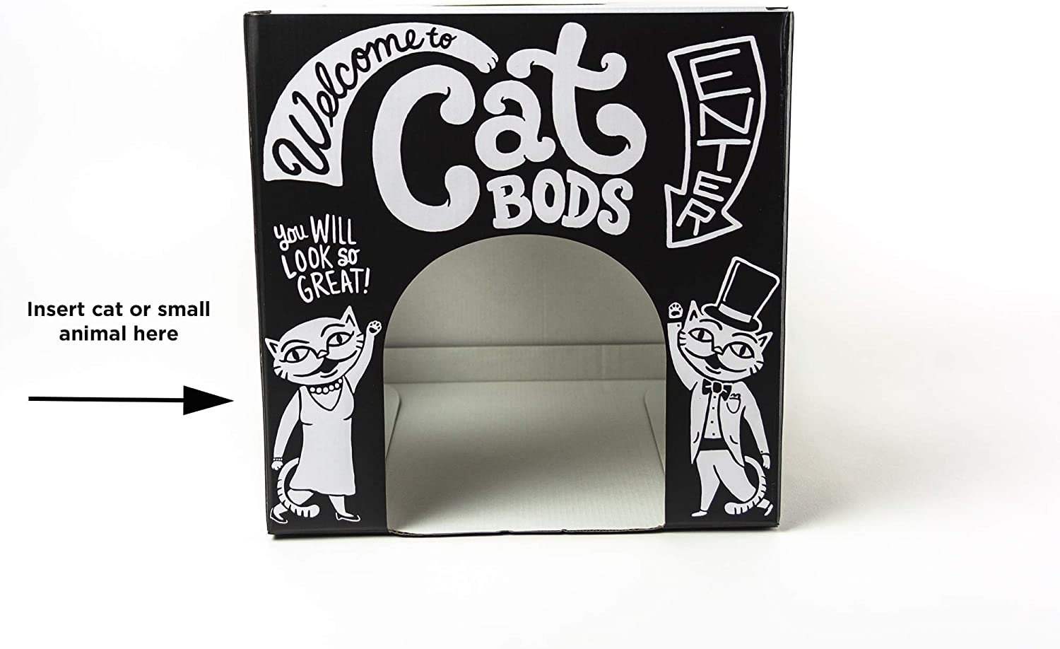 Interactive Cardboard Cat Toy Box