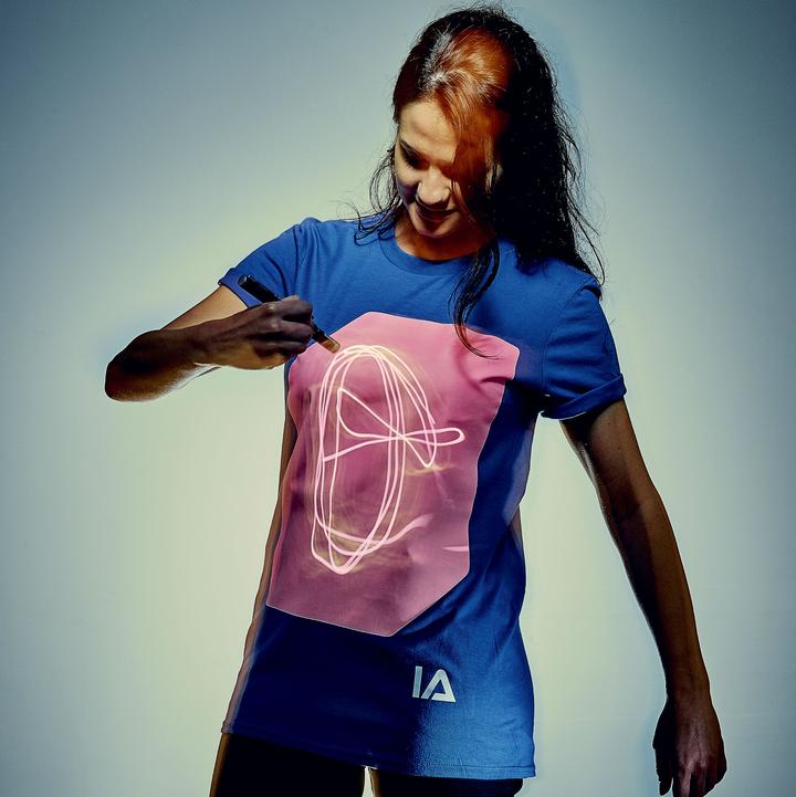 Interactive Drawing Glow In The Dark T-shirt