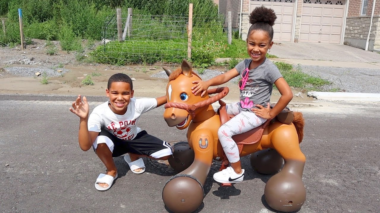 Interactive Ride-On Pony