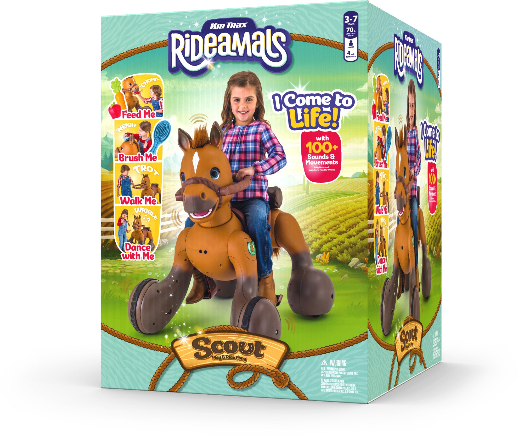 Interactive Ride-On Pony