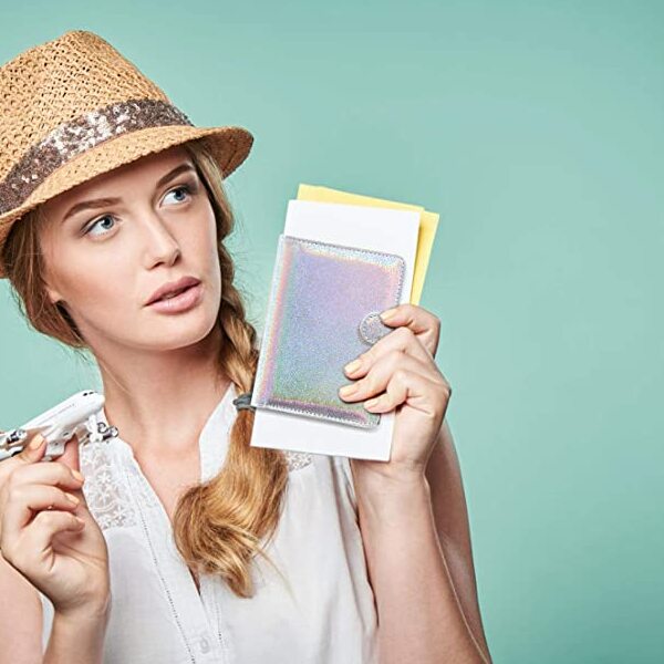  Iridescent RFID Blocking Passport Holder