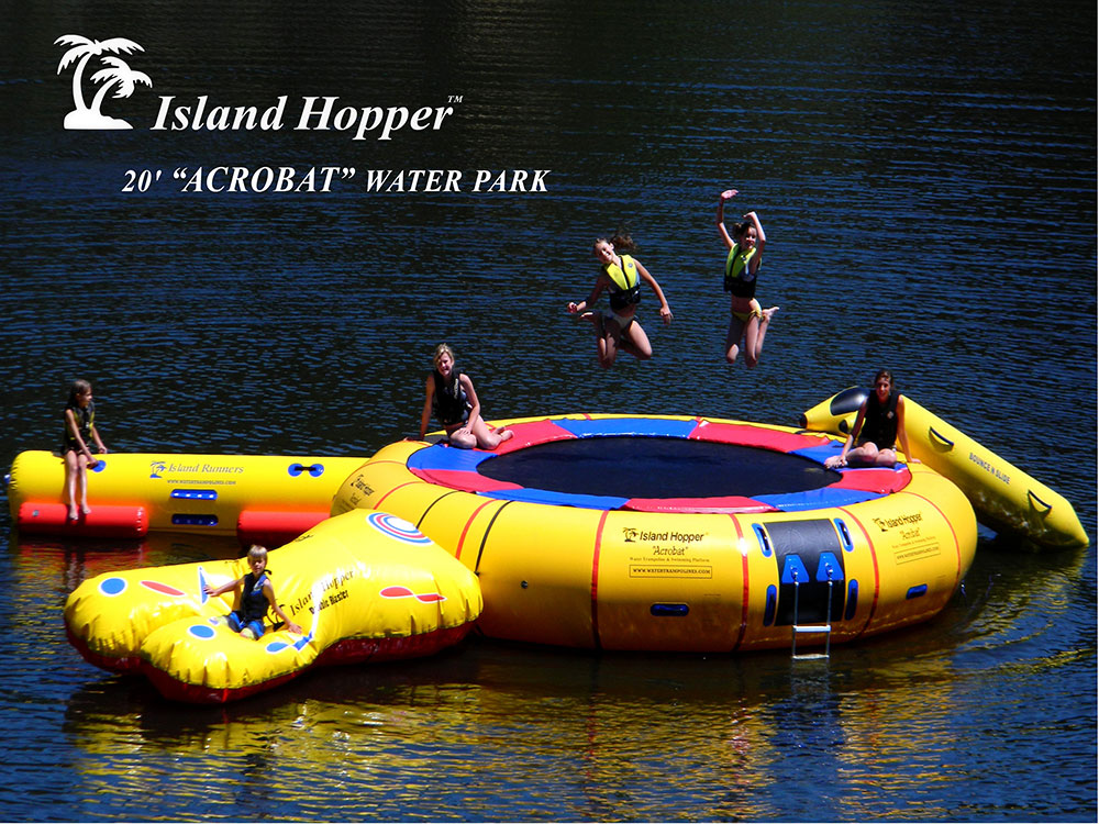 Island Hopper Water Trampoline