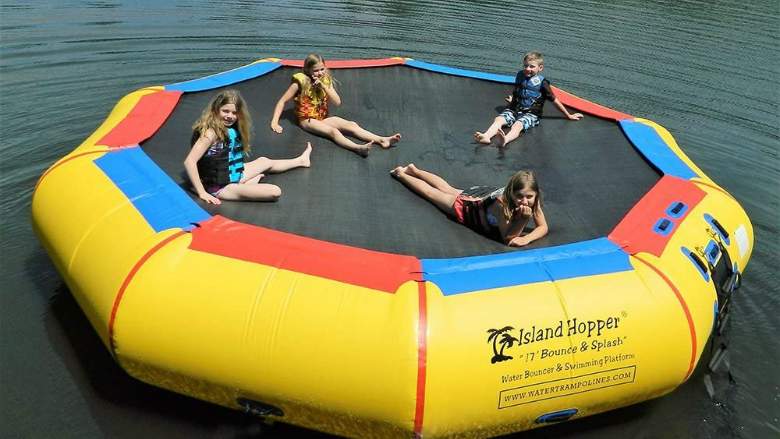 Island Hopper Water Trampoline