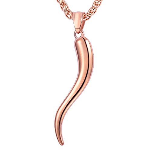 Italian Lucky Horn Charm Necklace