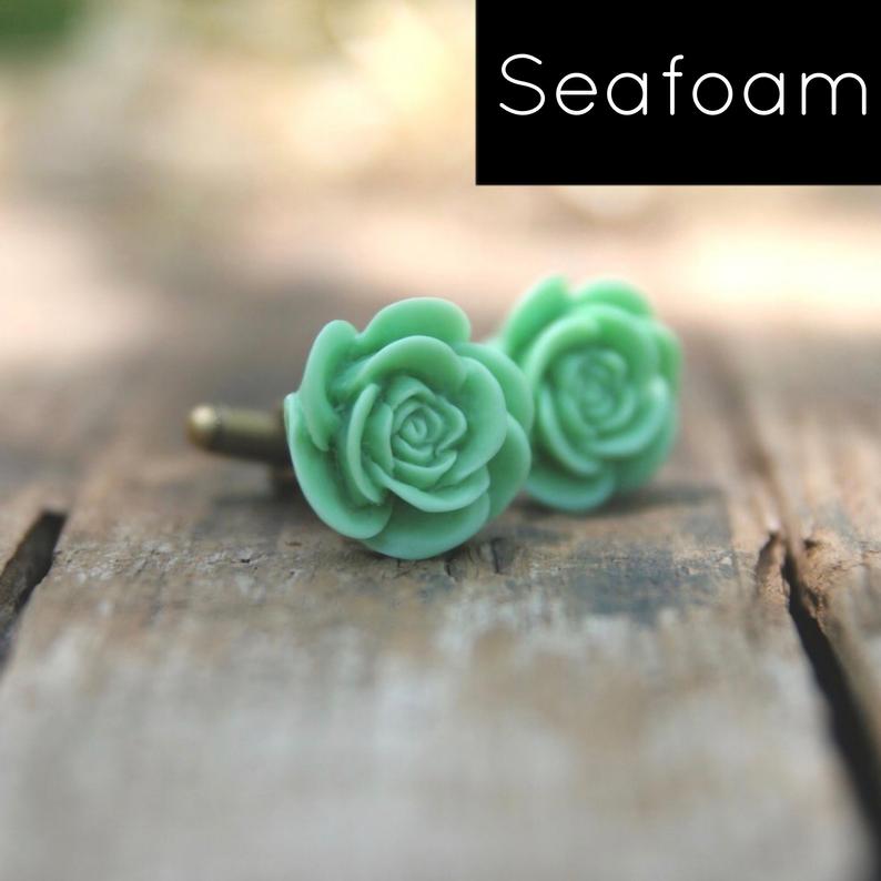 Ivory Rose Cufflinks