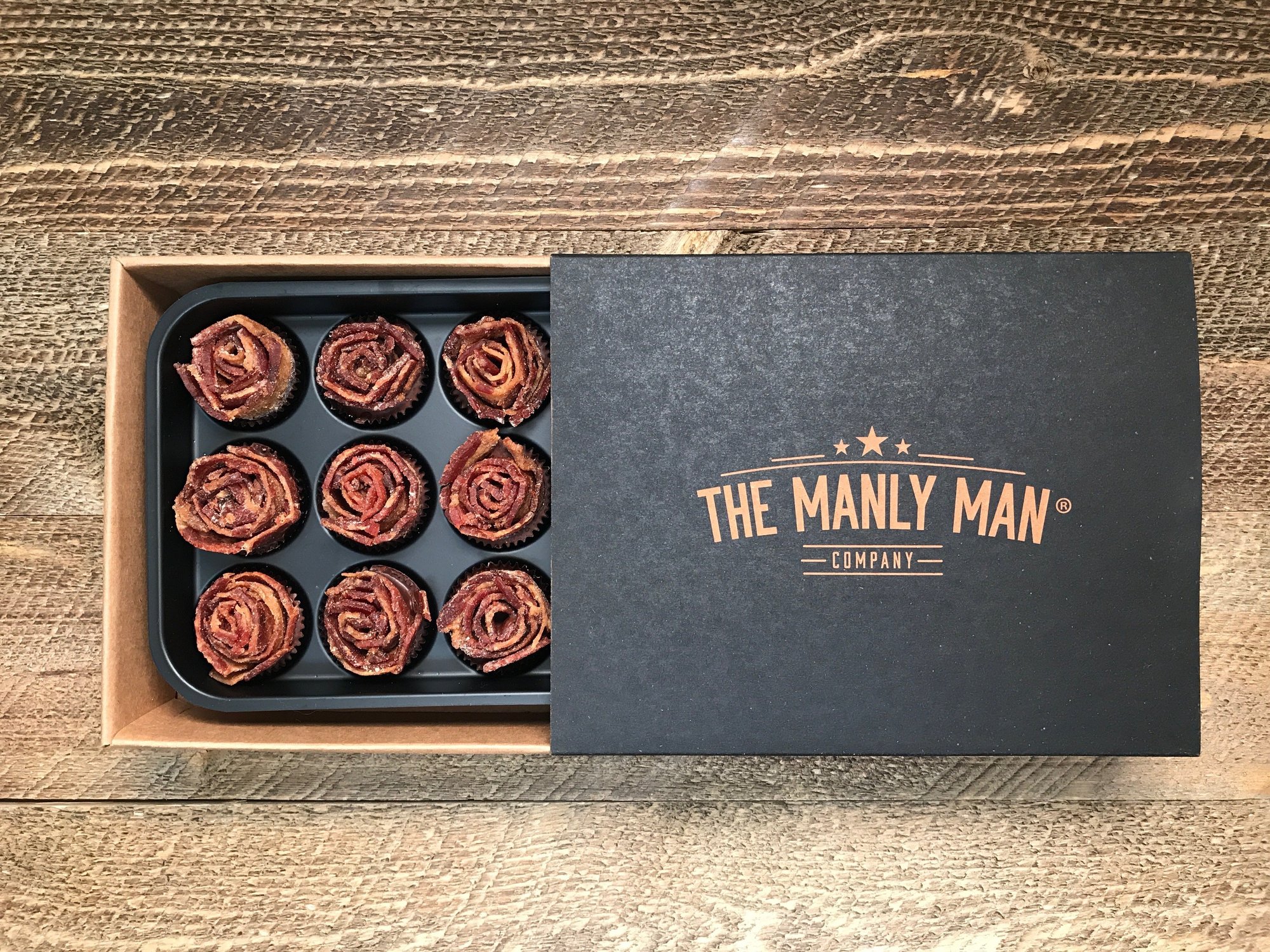 Jerky/Bacon Flowers Gift Box