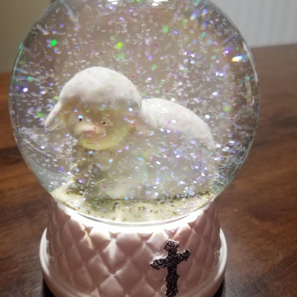 Jesus Loves Me Musical Snow Globe