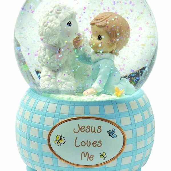 Jesus Loves Me Snow Globe