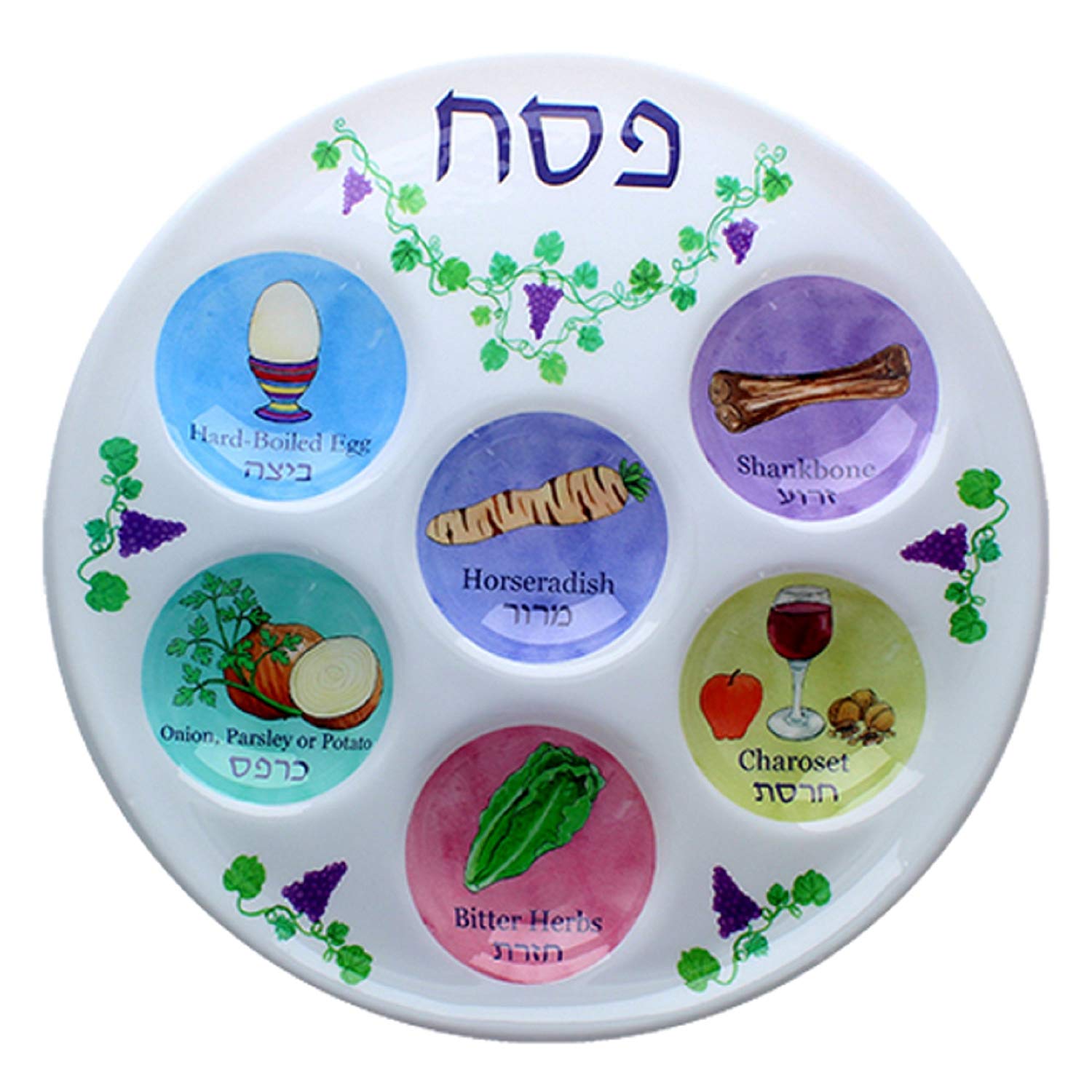 Judaica Seder Plate