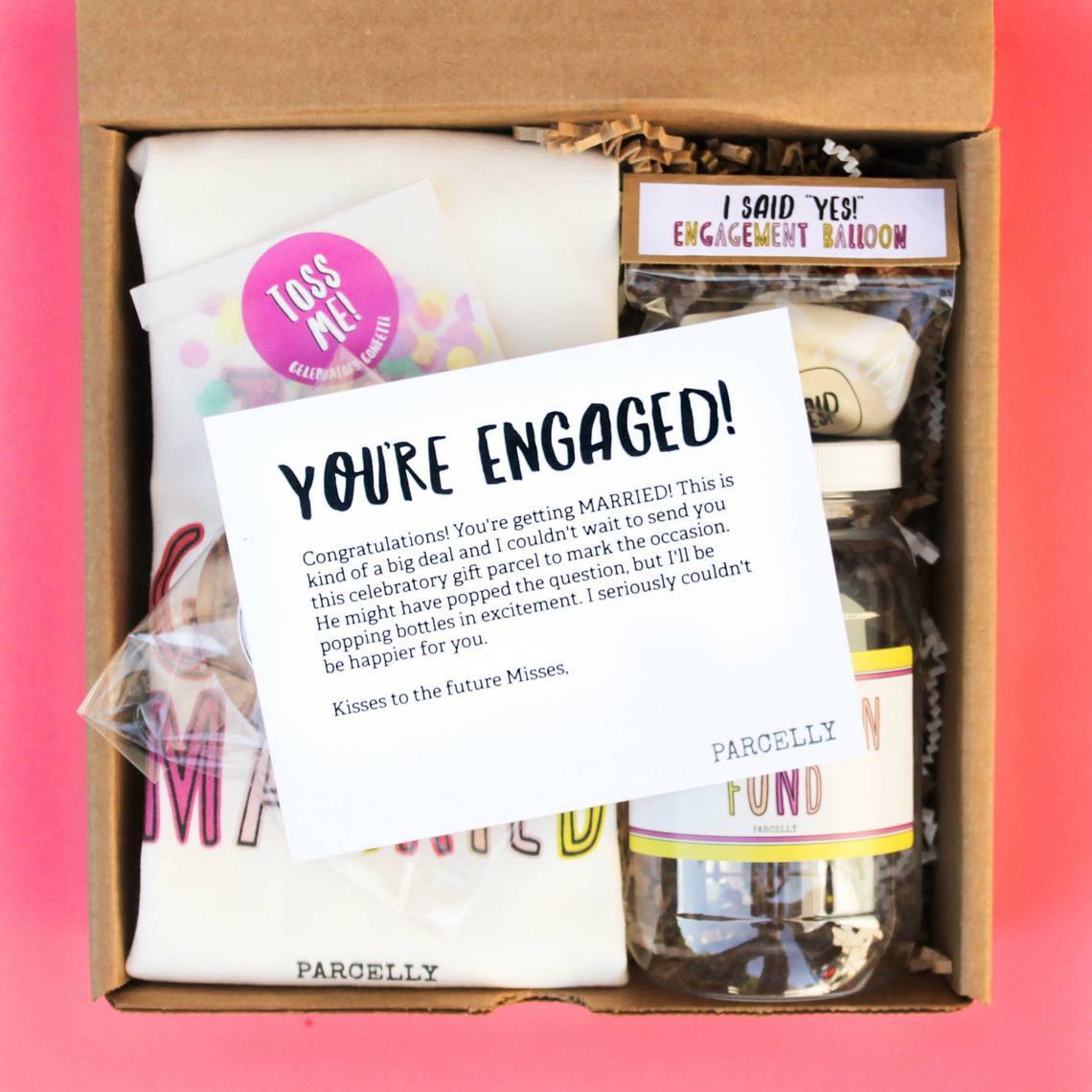 Just Engaged Gift Box