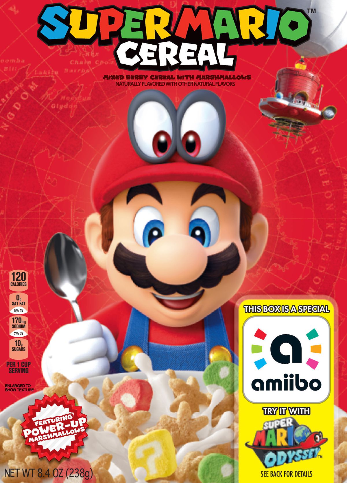  Kellogg's Super Mario Breakfast Cereal