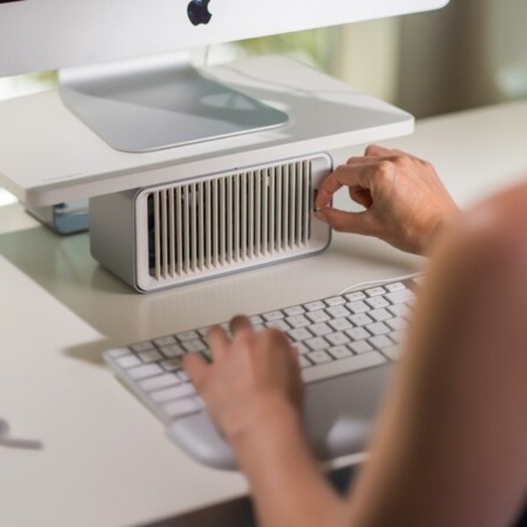 Kensington CoolView Wellness Monitor Stand with Desk Fan