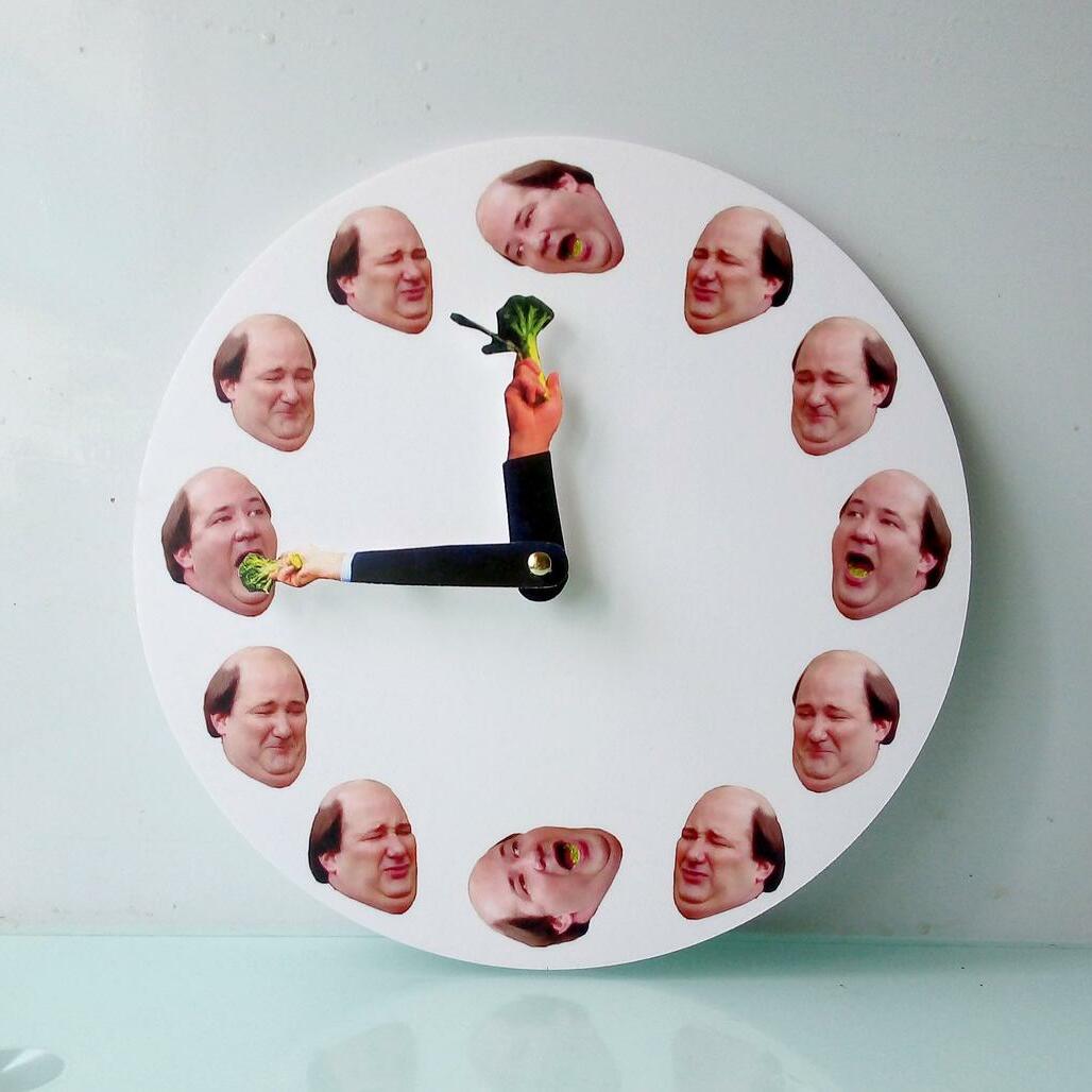 Kevin Broccoli Wall Clock