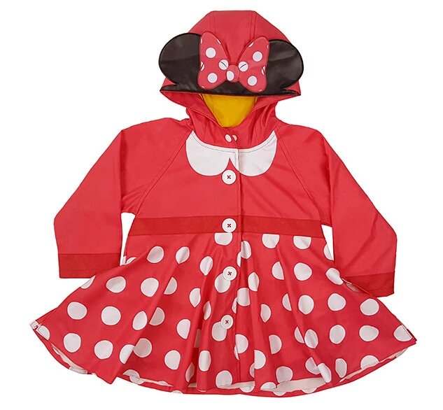  Kids Minnie Mouse Rain Coat