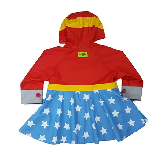 Kids Wonder Woman Rain Coat