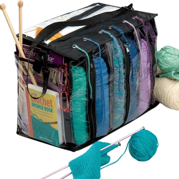 Knitting Storage Tote Bag