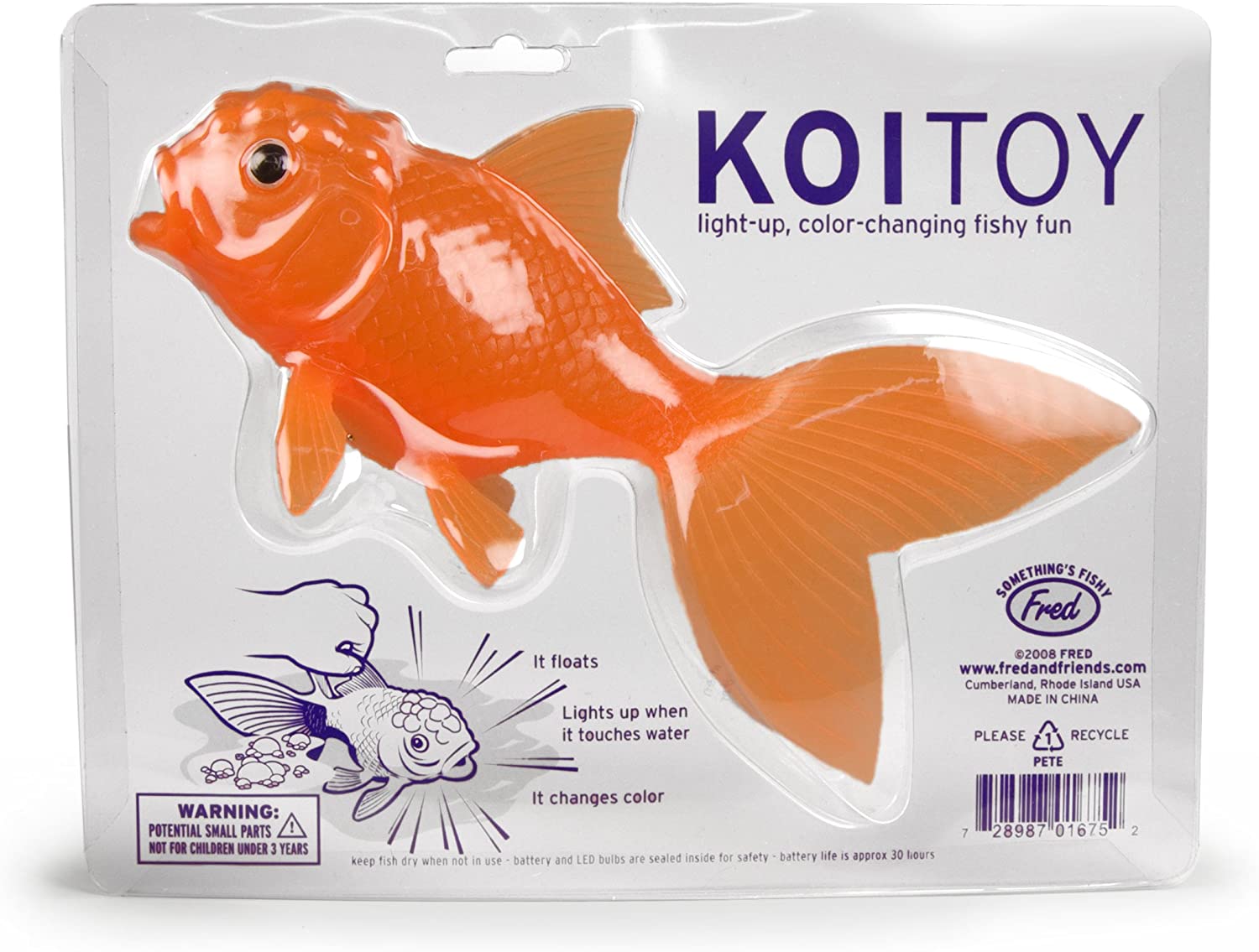 Koi Light-Up Bath Goldfish