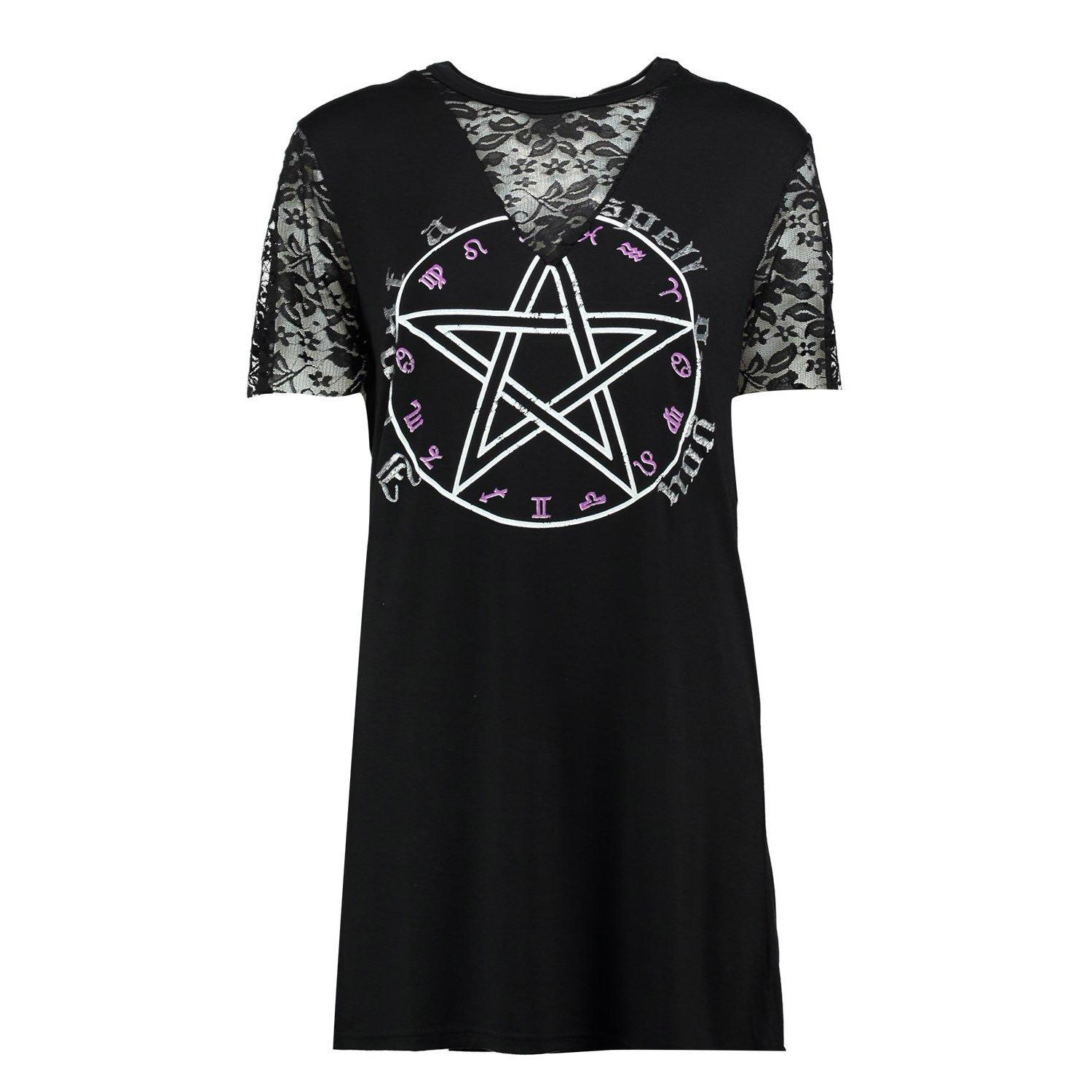 Lace  Pentagram Dress