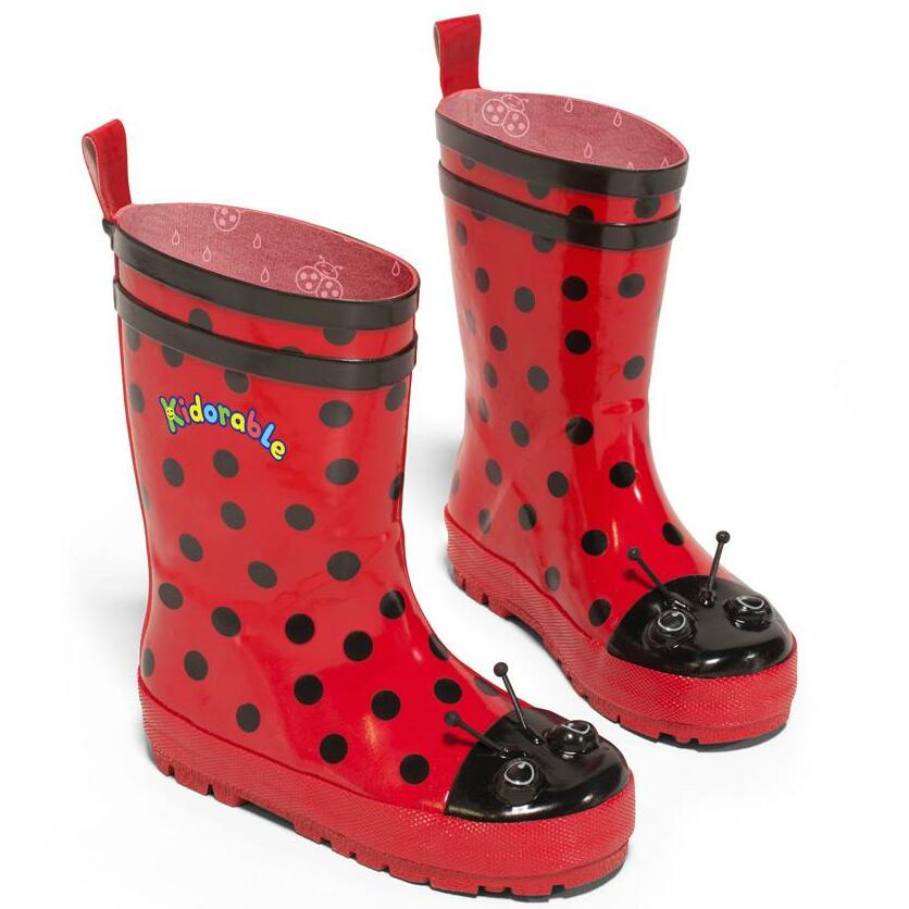 Ladybug Rain Boots