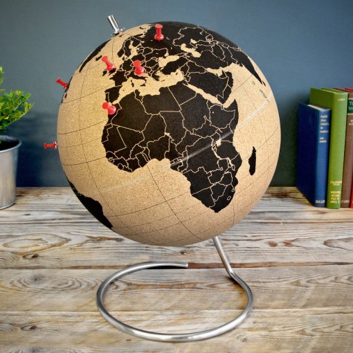 Large Cork Globe