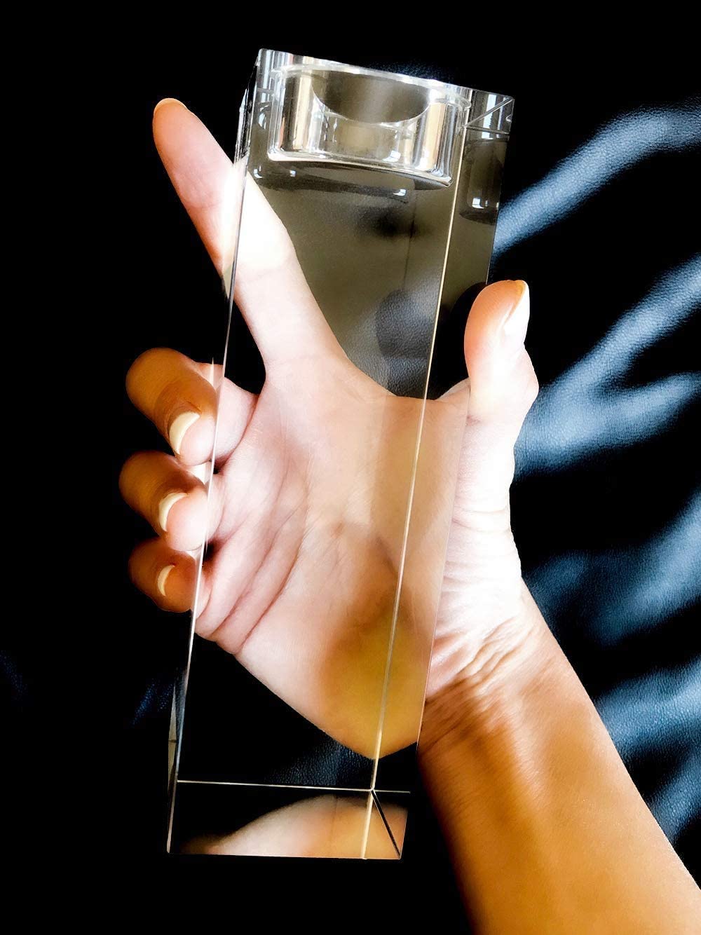 Large Crystal Candle Holders