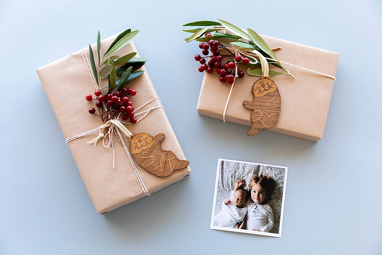 Laser Cut Otter Ornament