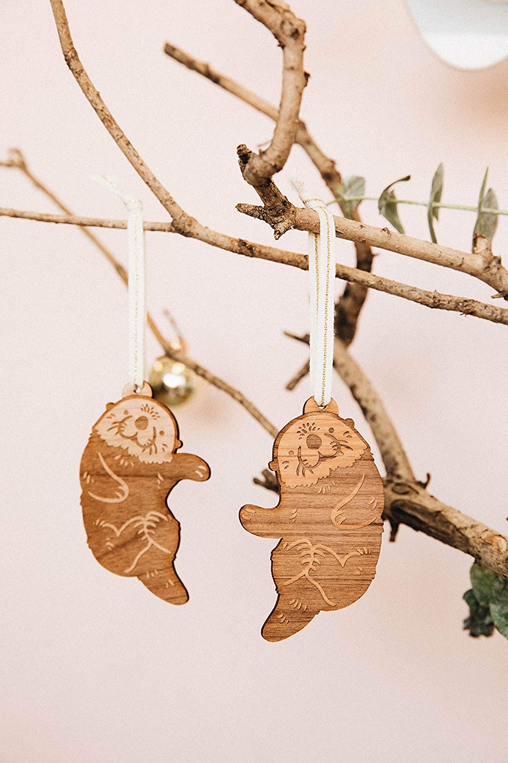 Laser Cut Otter Ornament