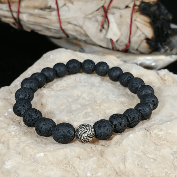 Lava Rocks Men's Bracelet