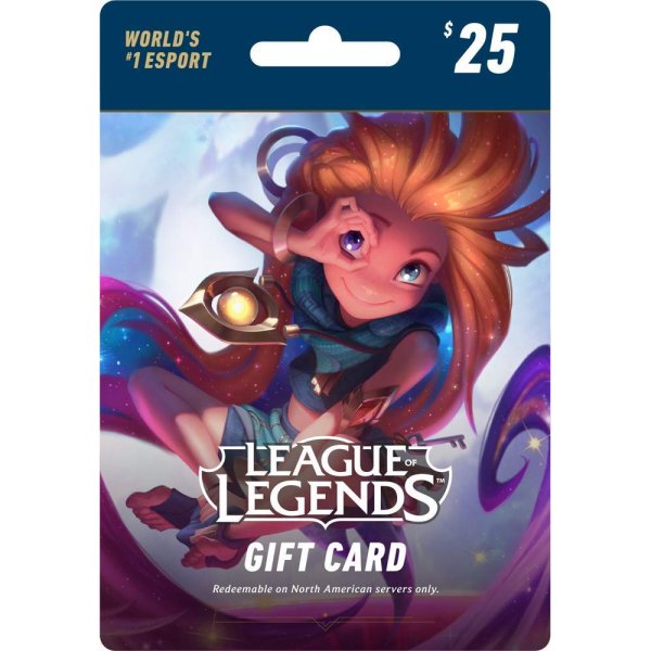 League of Legends $25 Gift Card – 3500 Riot Points