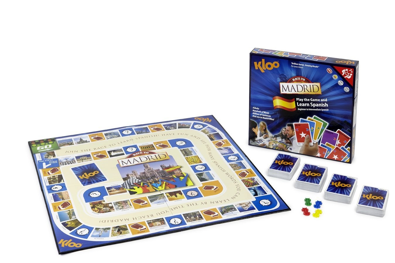  Learn to Speak Spanish Language Board Game 