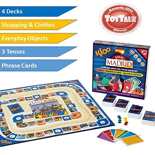  Learn to Speak Spanish Language Board Game 