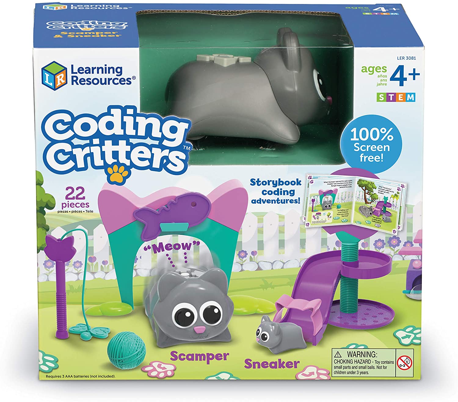 Learning Resources Coding Critters Interactive STEM Coding Toy