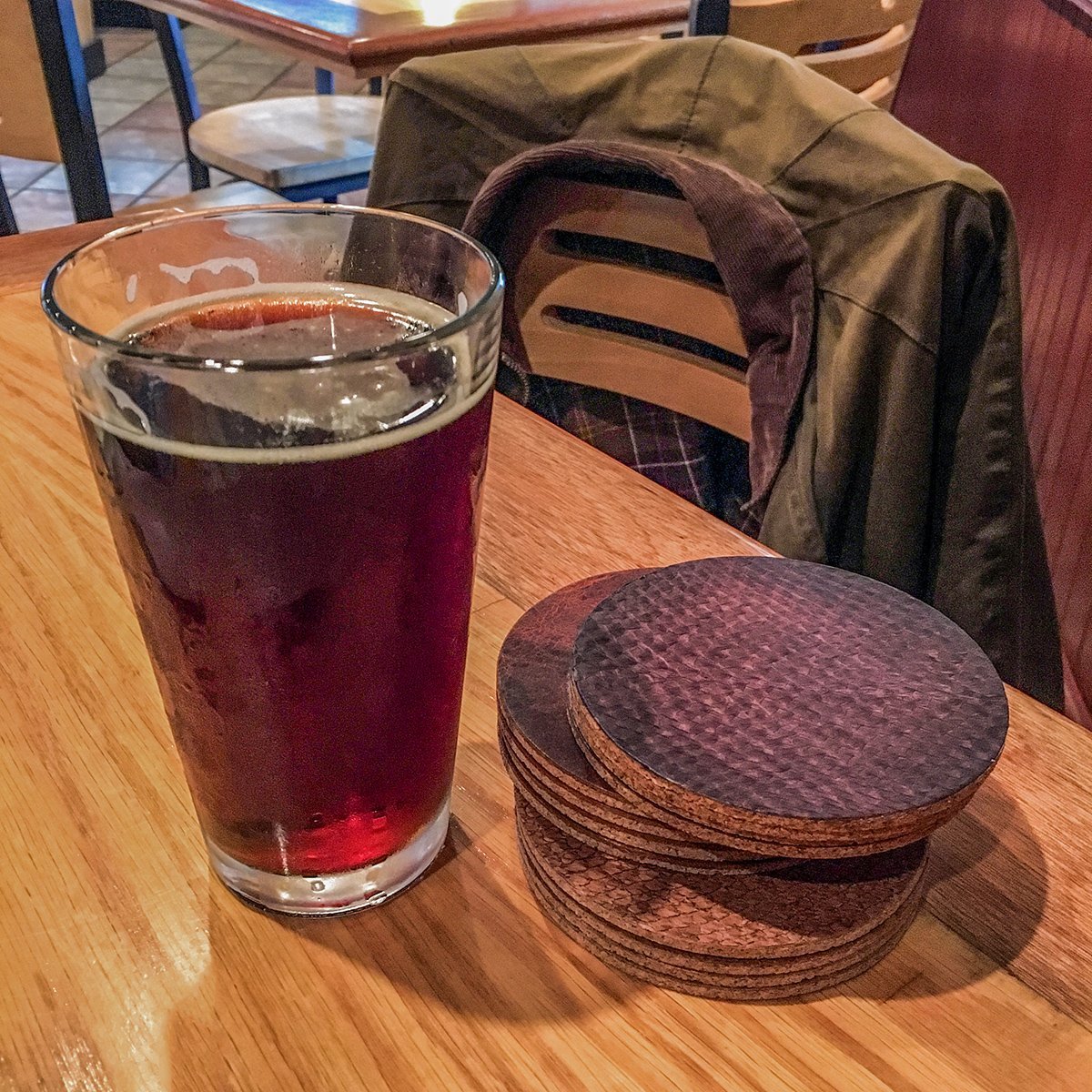 Leather Coaster Set