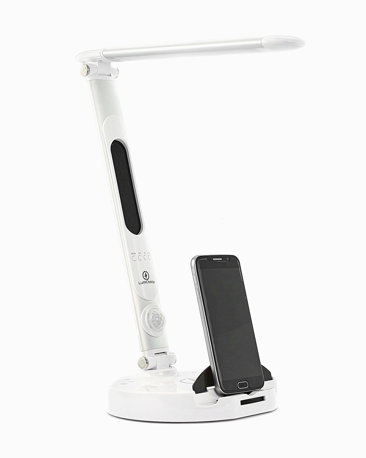 LED Desk Lamp with USB & Universal Phone Charger