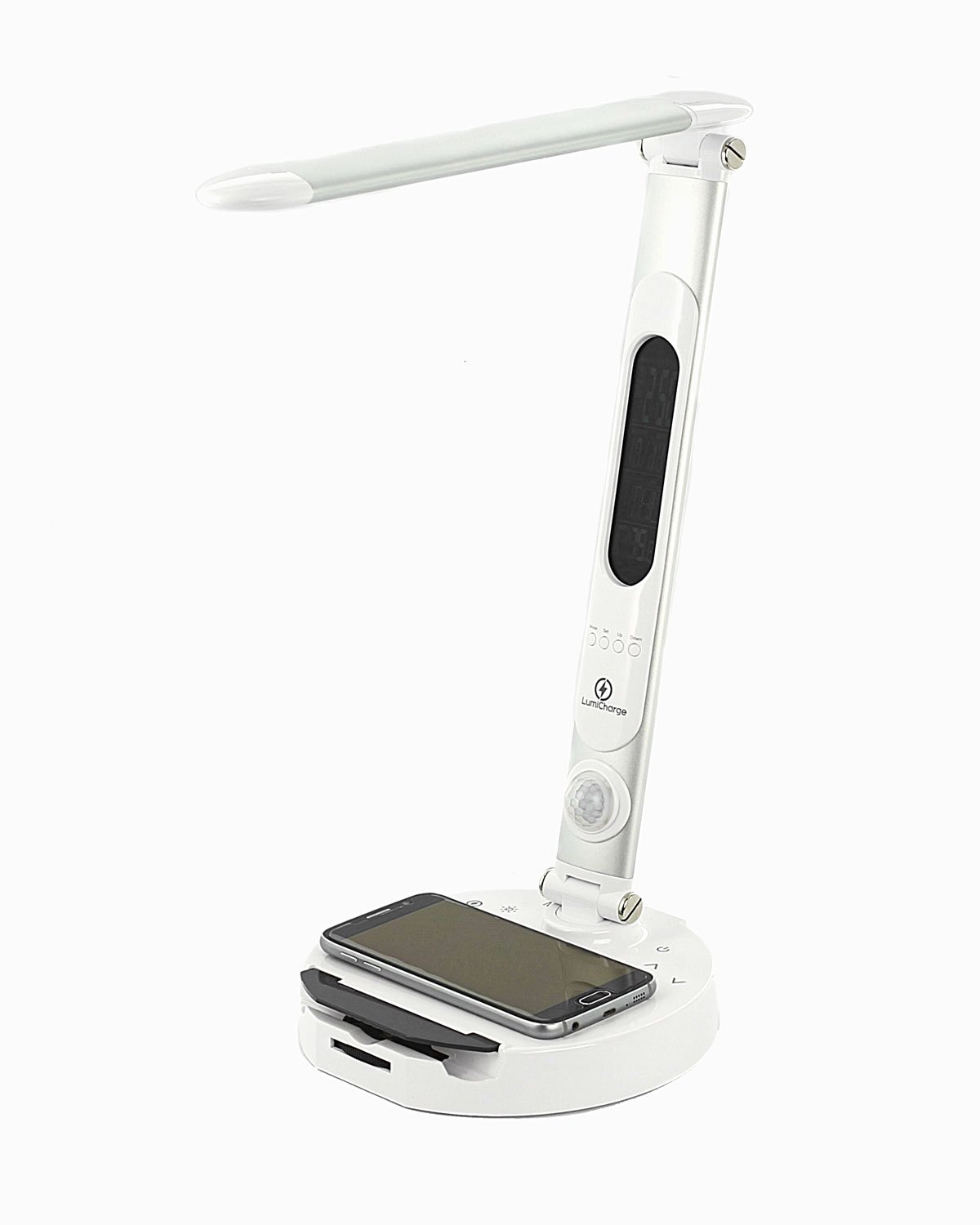 LED Desk Lamp with USB & Universal Phone Charger