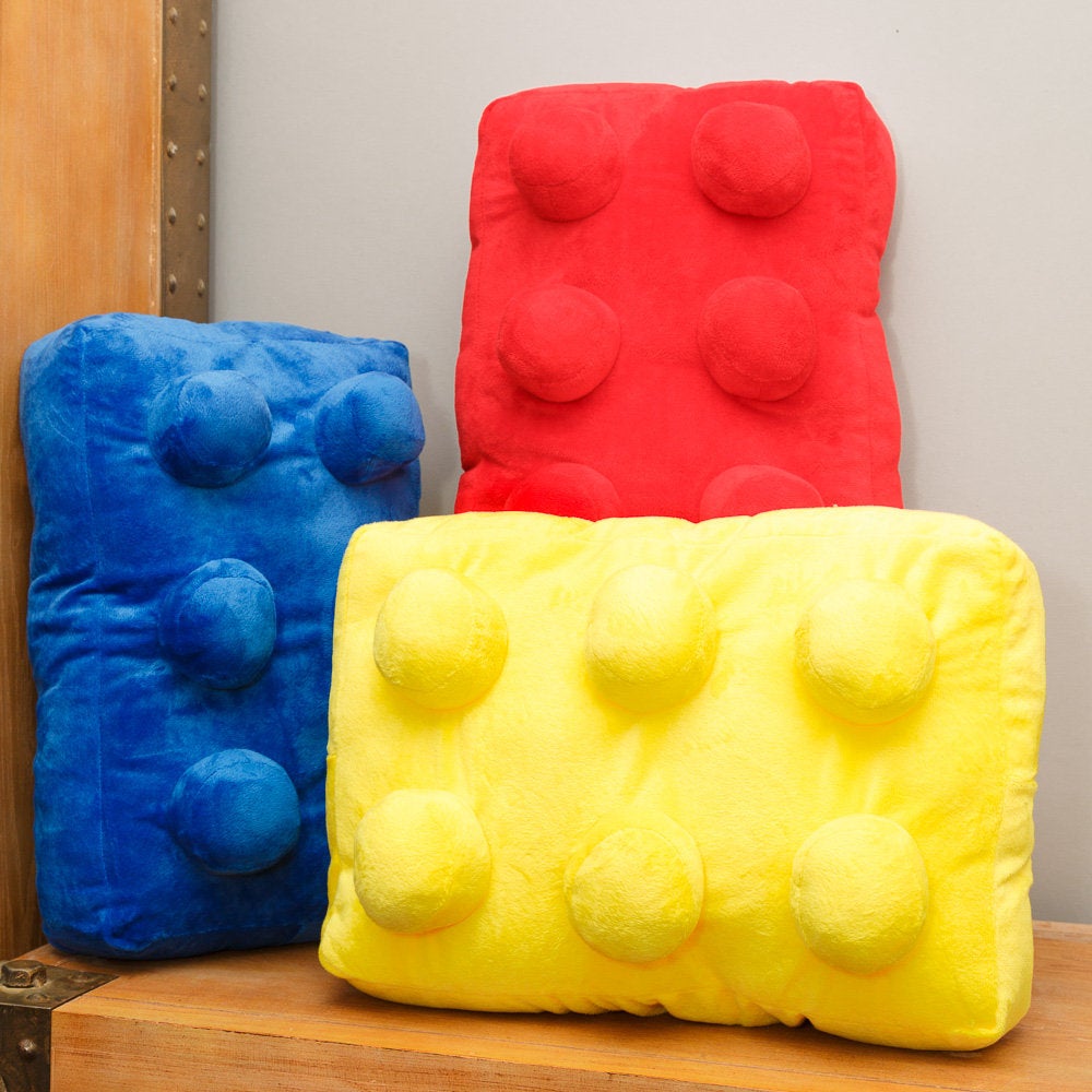 Lego Building Brick Cushion