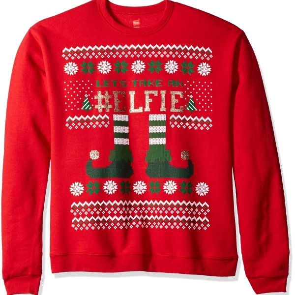 Let's Take An Elfie Christmas Sweater