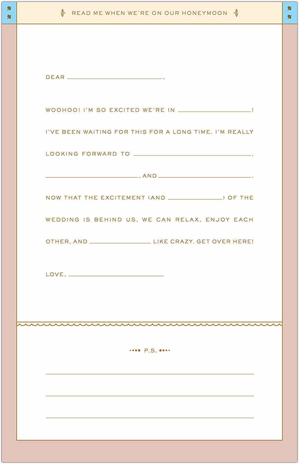 Letters to You Before Our Wedding