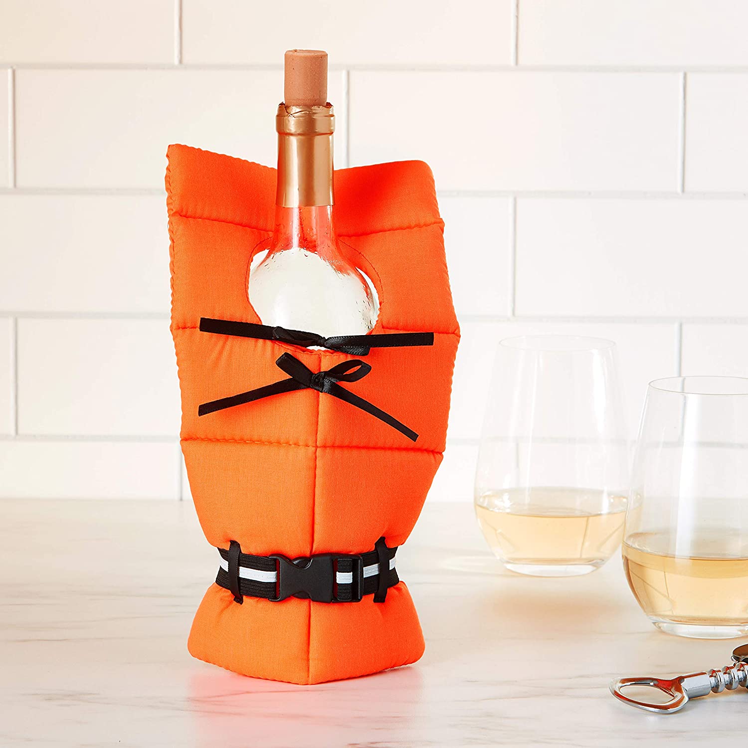 Life Preserver Wine Bottle Cover