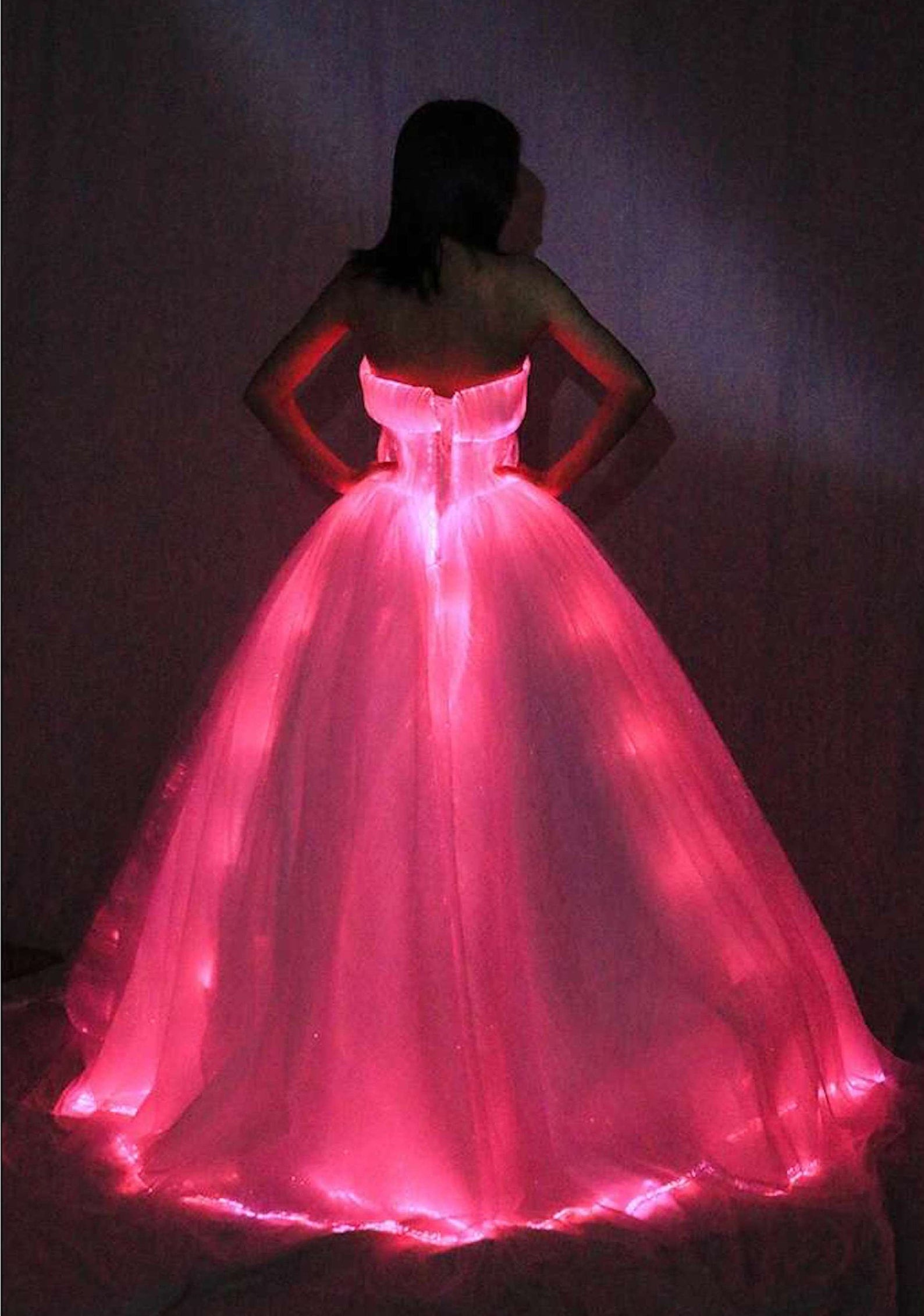 Light Up Fiber Optic Wedding Dress