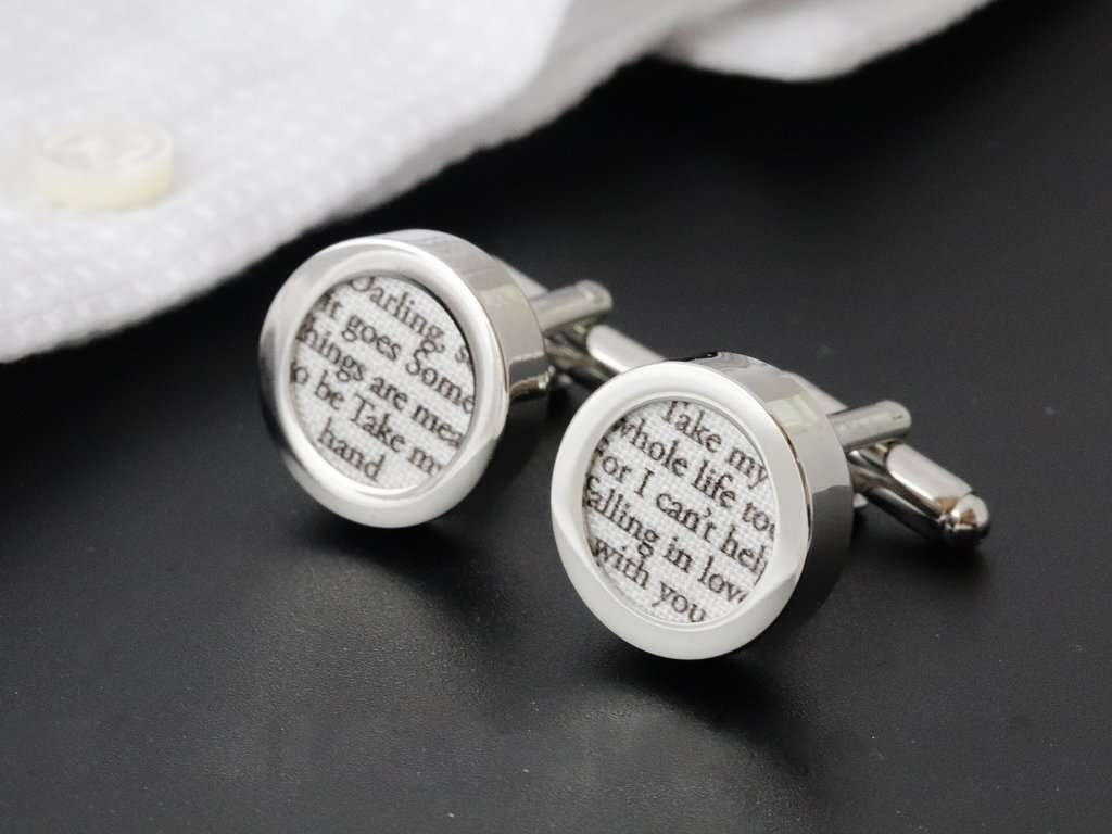 Linen Cufflinks