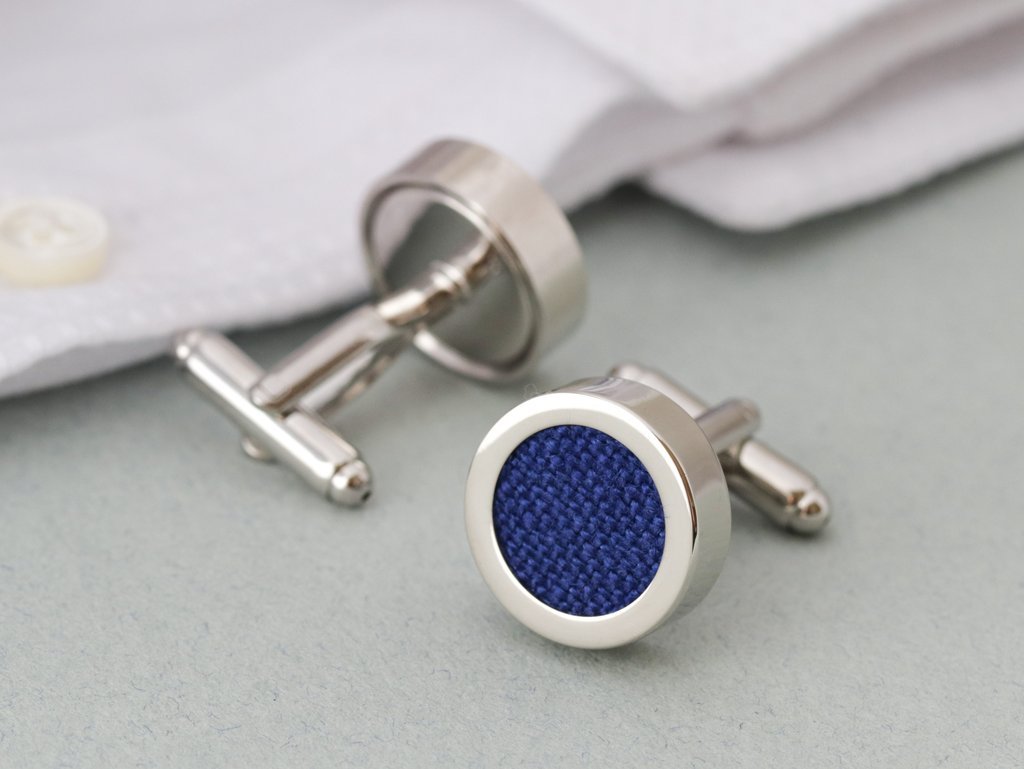 Linen Cufflinks