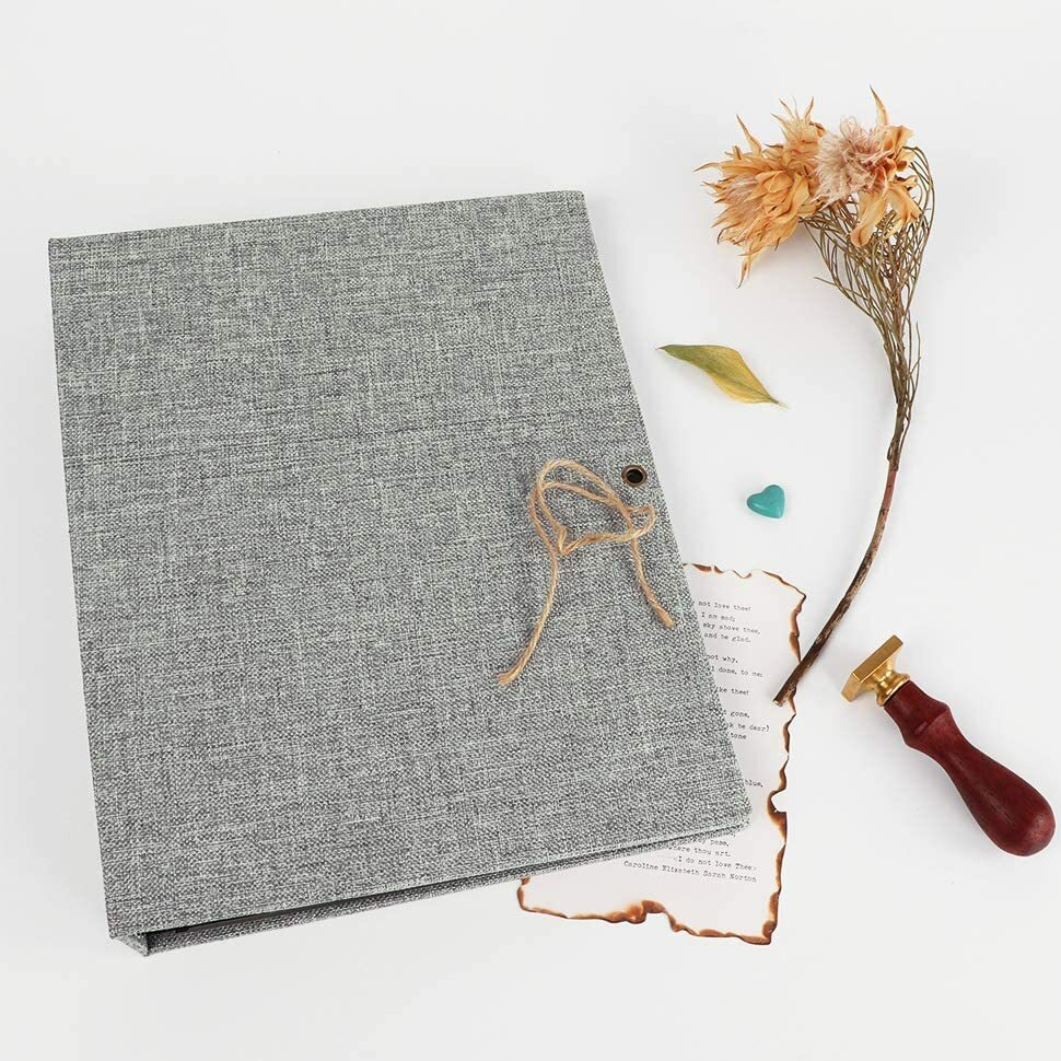 Linen Refillable Scrapbook 